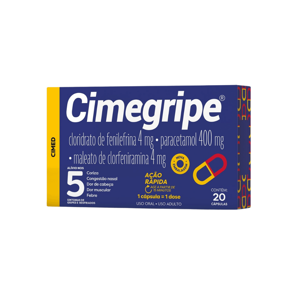 Cimegripe 20 Cápsulas