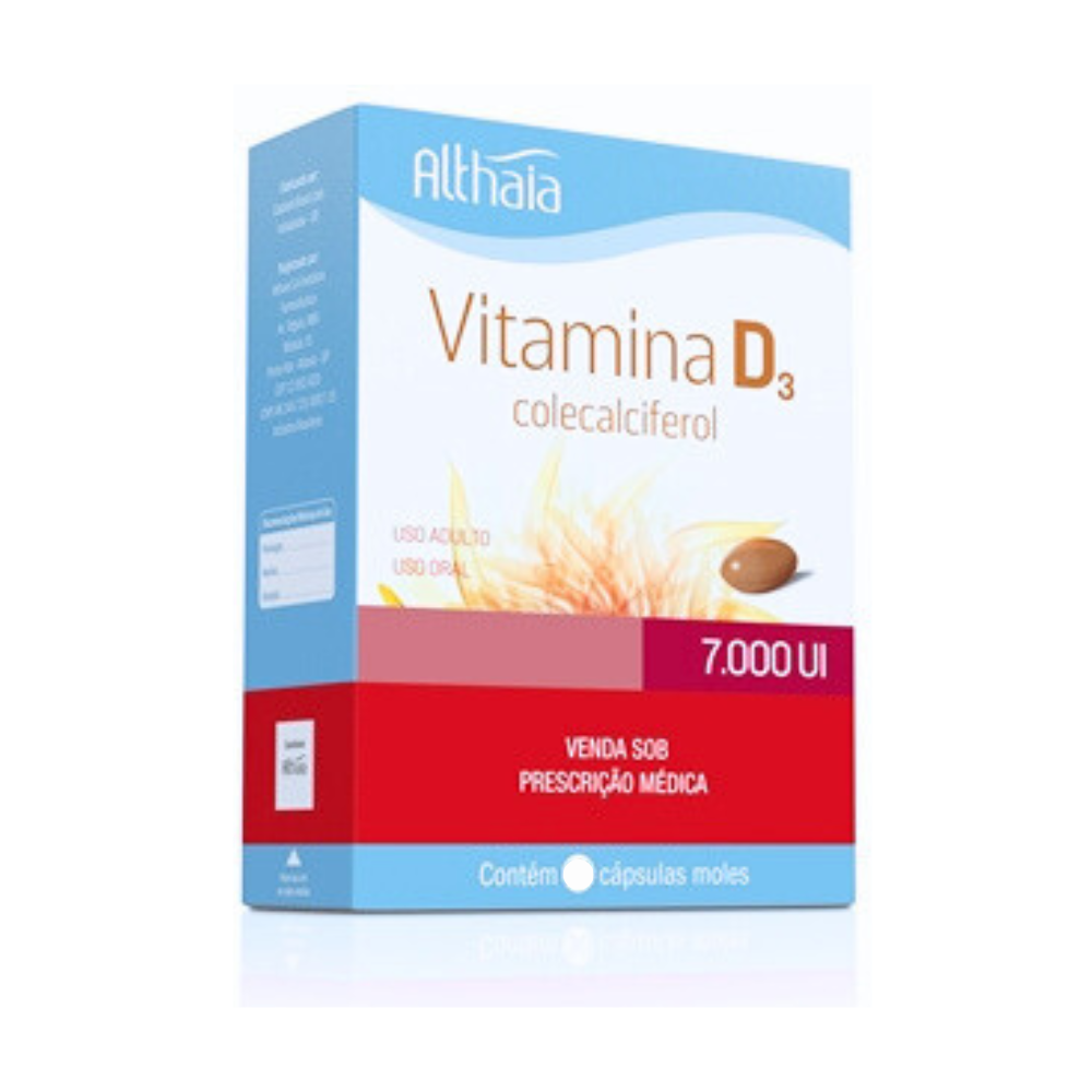 Vitamina D3 Althaia 7.000ui 8 Cápsulas