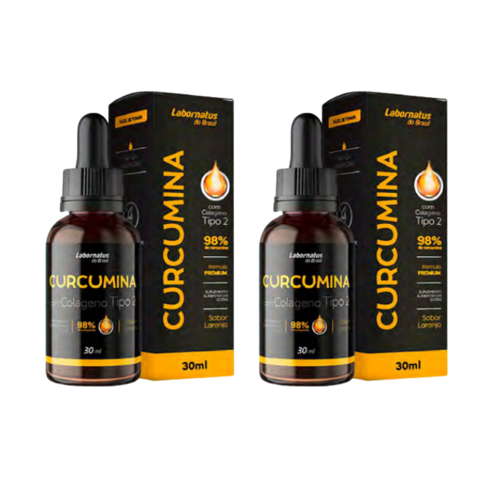 Curcumina Com Colágeno Tipo 2 - Gotas 30ml