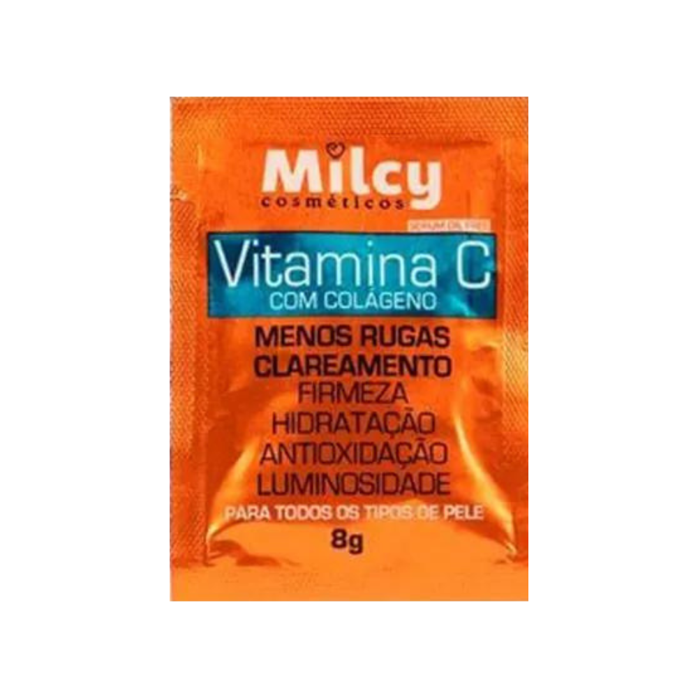 Milcy Facial - Sachê Colágeno e Vitamina C 8g